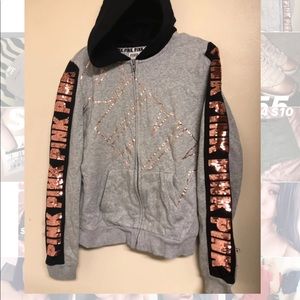 Pink Victoria’s Secret jacket